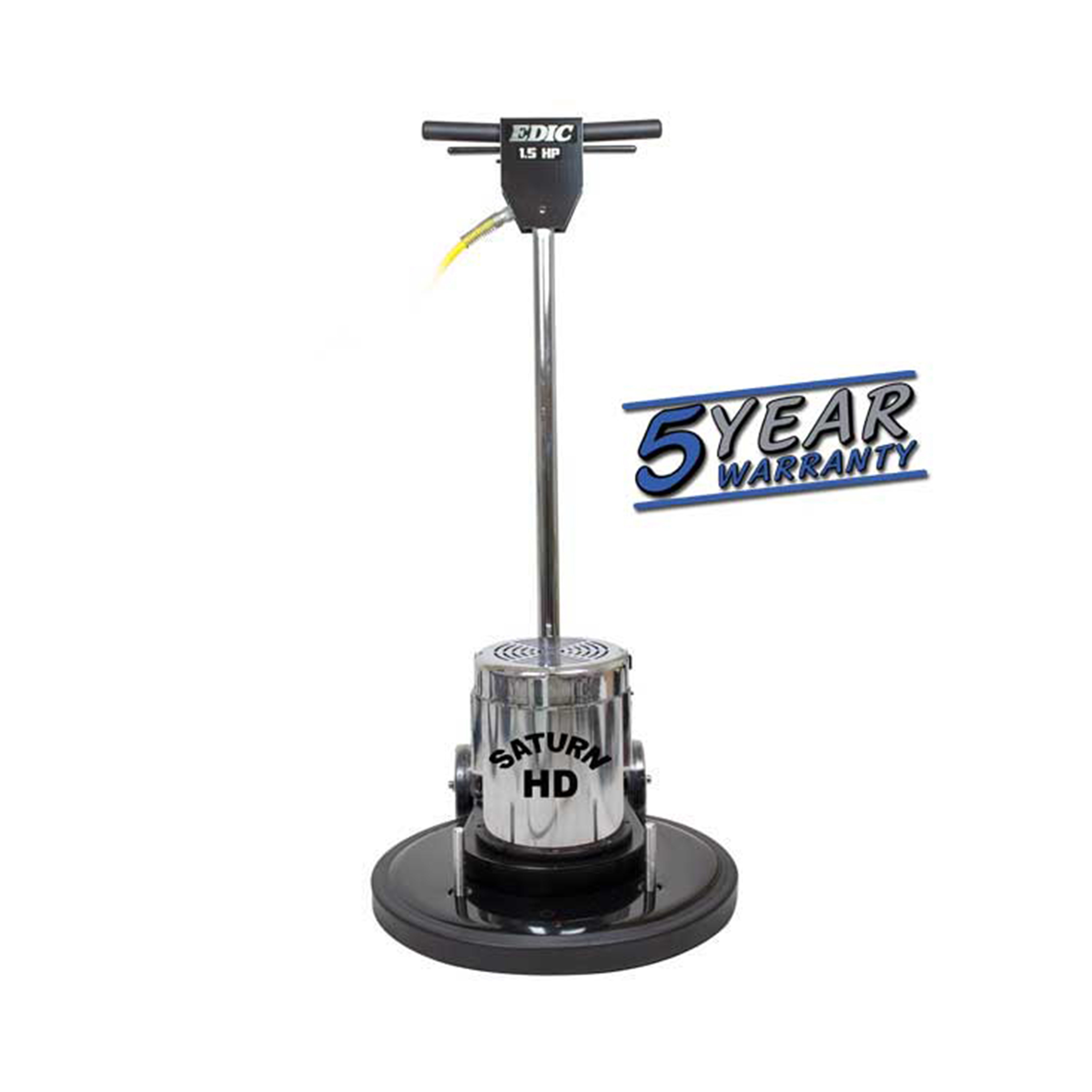 Edic Saturn 17” Heavy Duty Low Speed Buffer - 17LS4-BK-SV