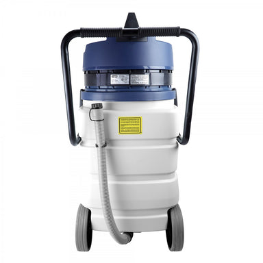 Back view of Johnny Vac Ghibli Heavy Duty Wet & Dry Vacuum JV403HD with 22.5 gal capacity, on a white background