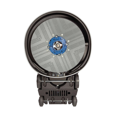 Powr-Flite 1.5 hp motor 2000 RPM Millennium burnisher bottom view on white background