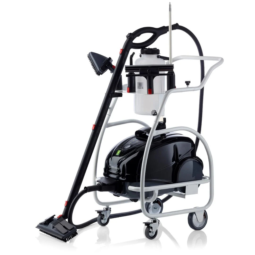 Brio Pro 6 Bar Steam Cleaner with Continuous Steam, Commercial with Trolley 1000CC/1000CT