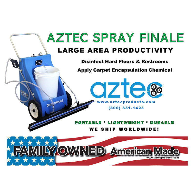 Aztec Grand Finale 36 Battery Powered Floor Finish Applicator with 36 Head Assembly