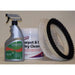 Full package view of Bissell BGEM9000 Floor Machine Carpet Cleaning Package with accessories