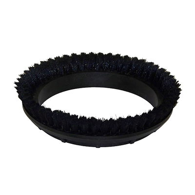 Circular black brush accessory for Bissell BGEM9000 Floor Machine on white background.