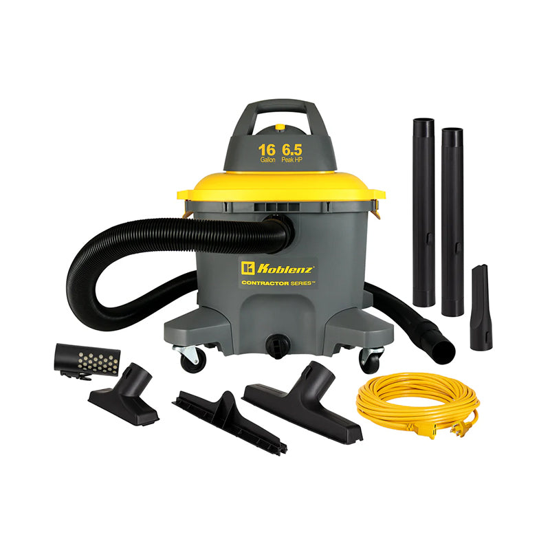 KOBLENZ CONTRACTOR SERIES™ - 16 GALLON WET-DRY VAC|WD 16 C4