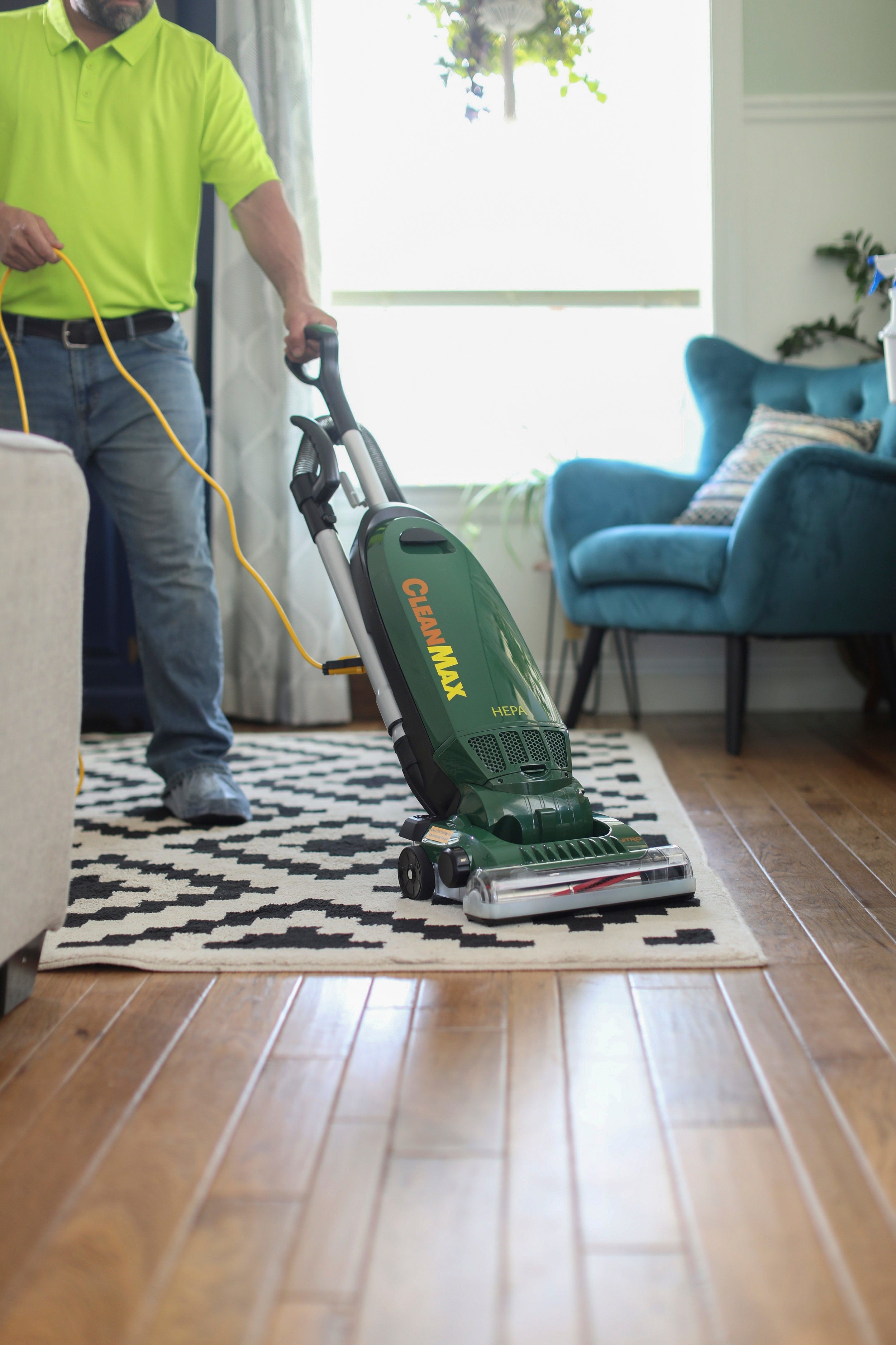 CleanMax Nitro Upright Vacuum - QuickDraw Wand & On-Board Tools — KleanBase