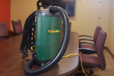 CleanMax Commercial Backpack Vacuum, 6 Qt