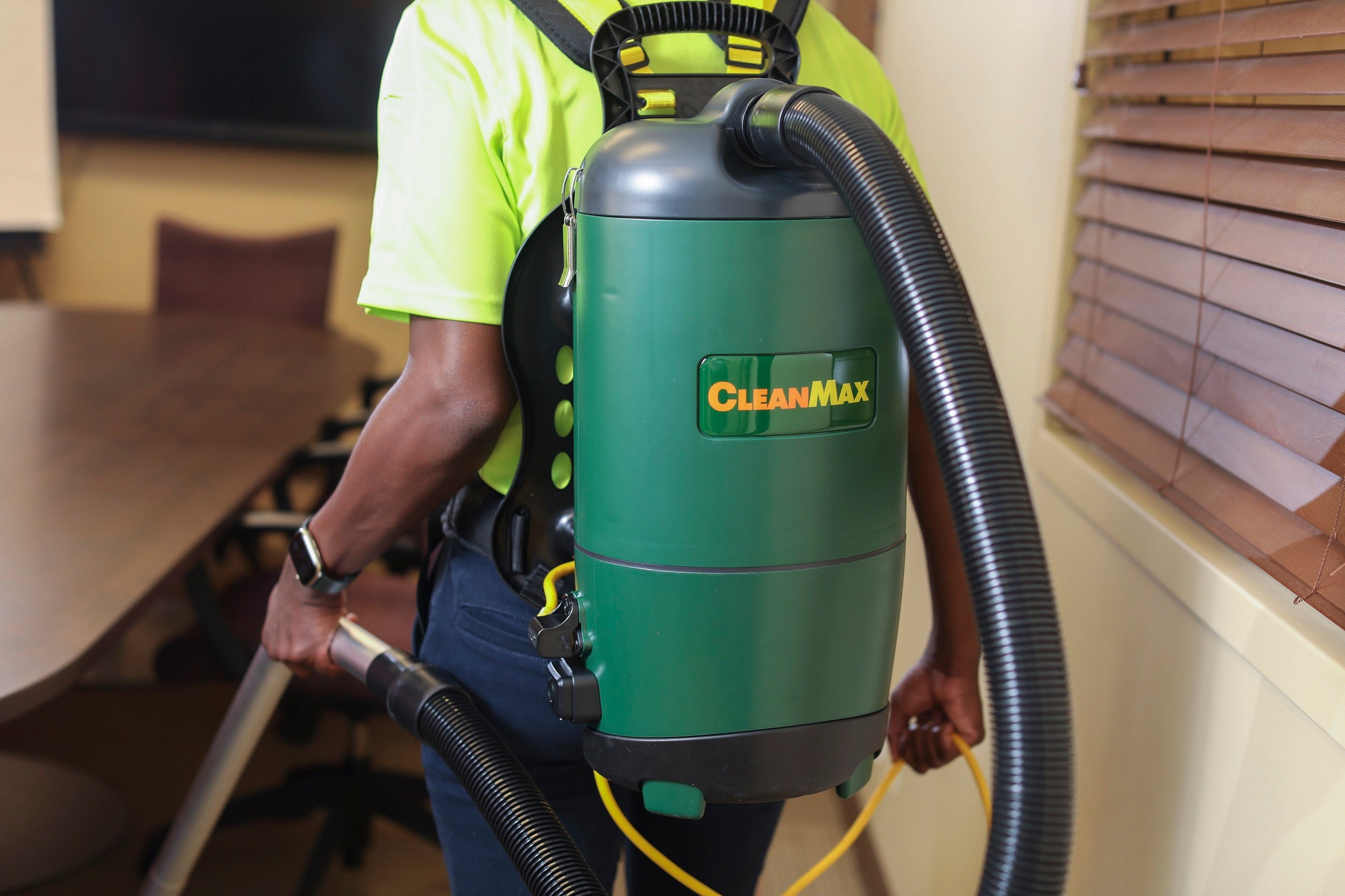 CleanMax Commercial Backpack Vacuum, 6 Qt