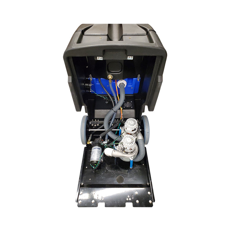 E-Steam Defender 200 Portable Extractor with Dual 2 Stage Vac Inside View