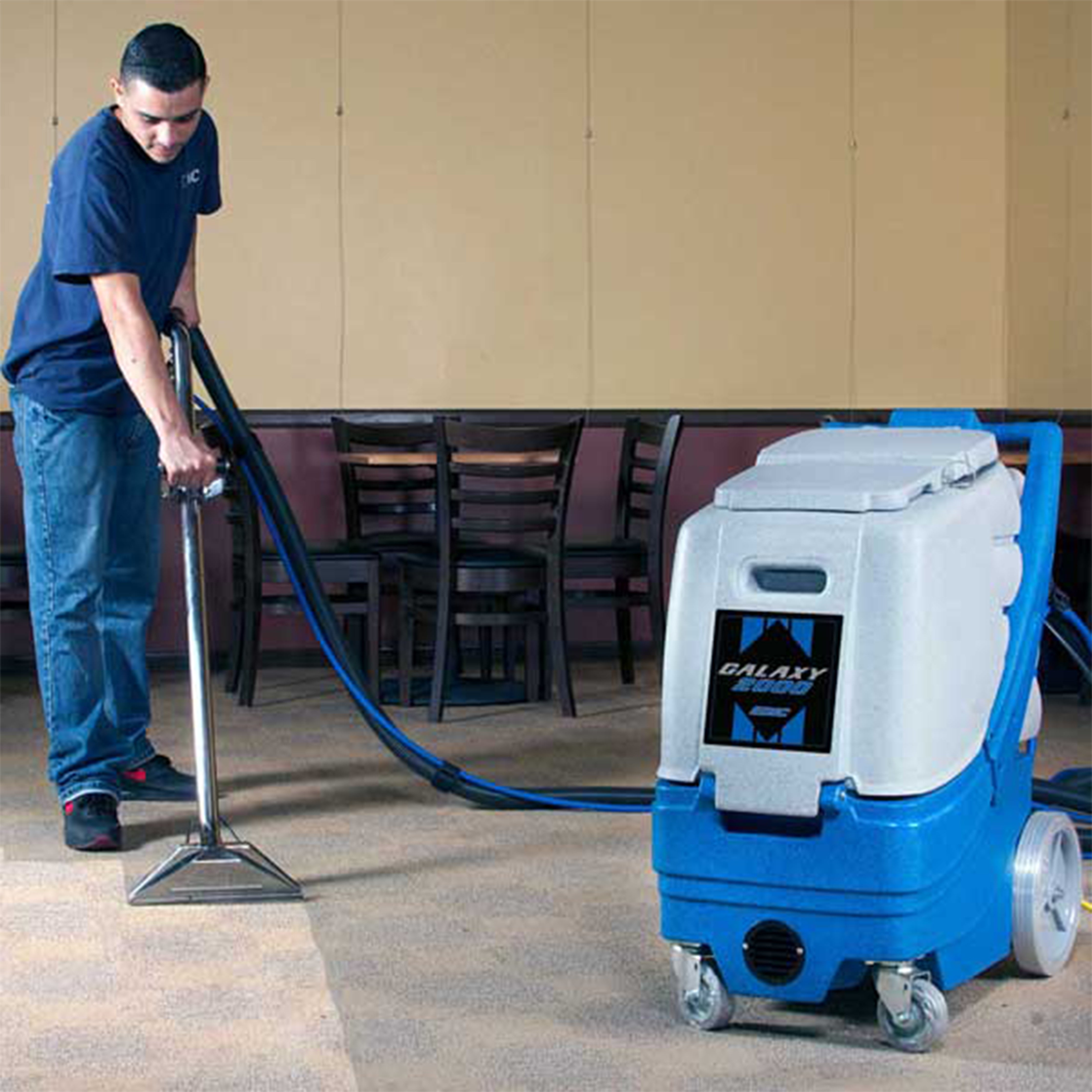 Edic 2000CX-HR 12-Gallon Box Extractor, Adjustable 500 PSI, Dual 3-Stage Vacs, 190” Water Lift 2000CX-HR