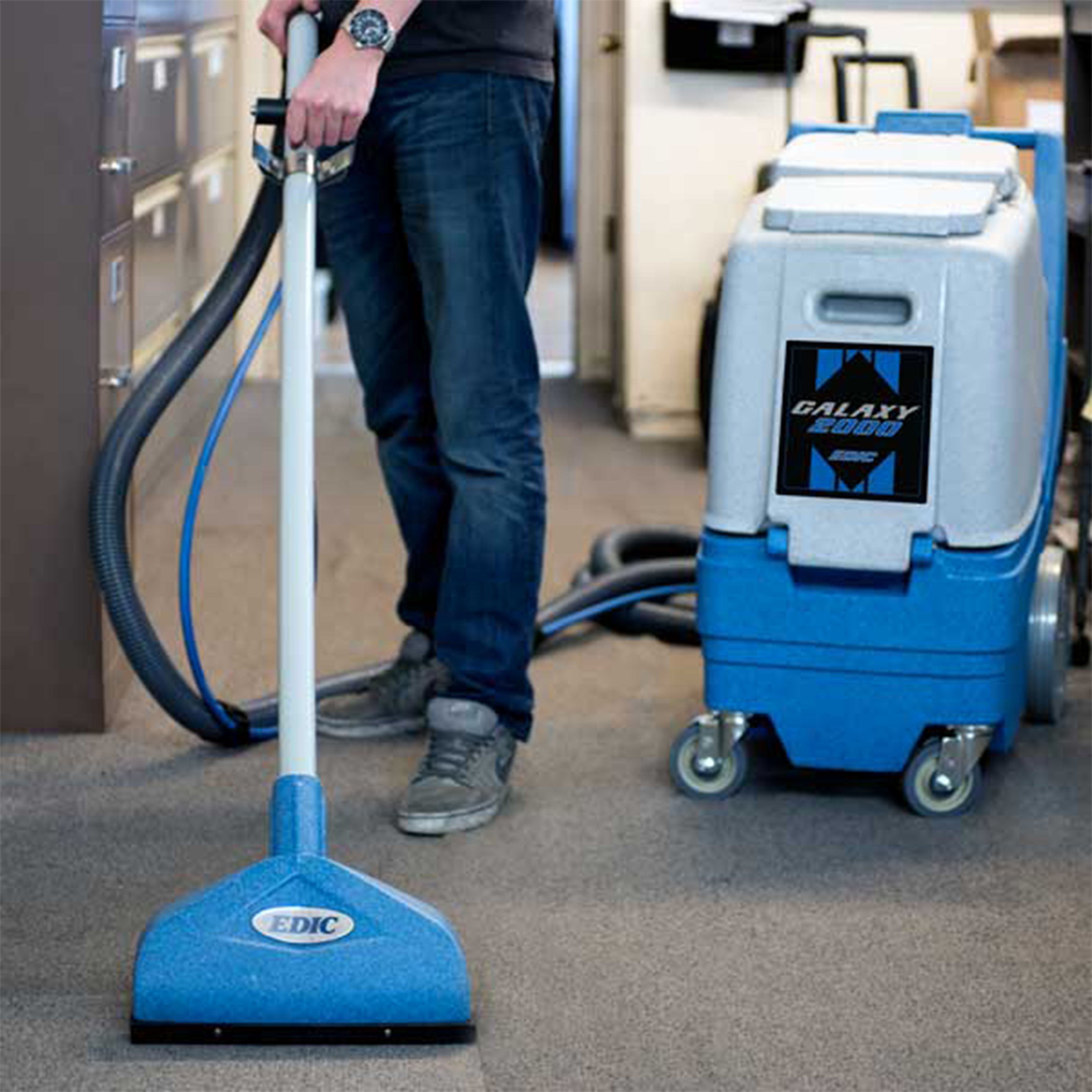 Extractor Unit Adjustable Edic Galaxy 12-Gallon Box Extractor, Adjustable 500 PSI, Dual 3-Stage ...