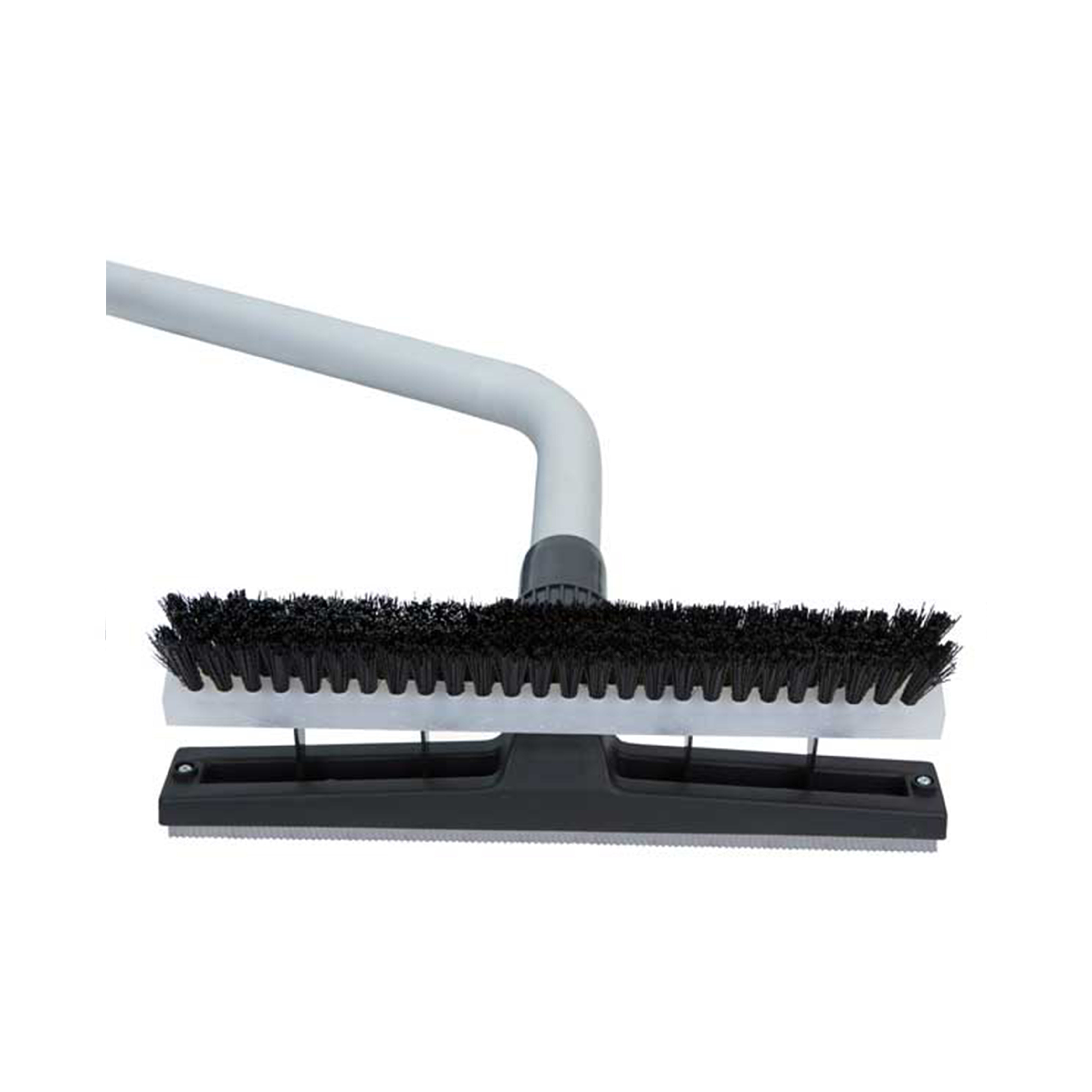 Edic Dual Head Squeegee Wand with Scrub Brush