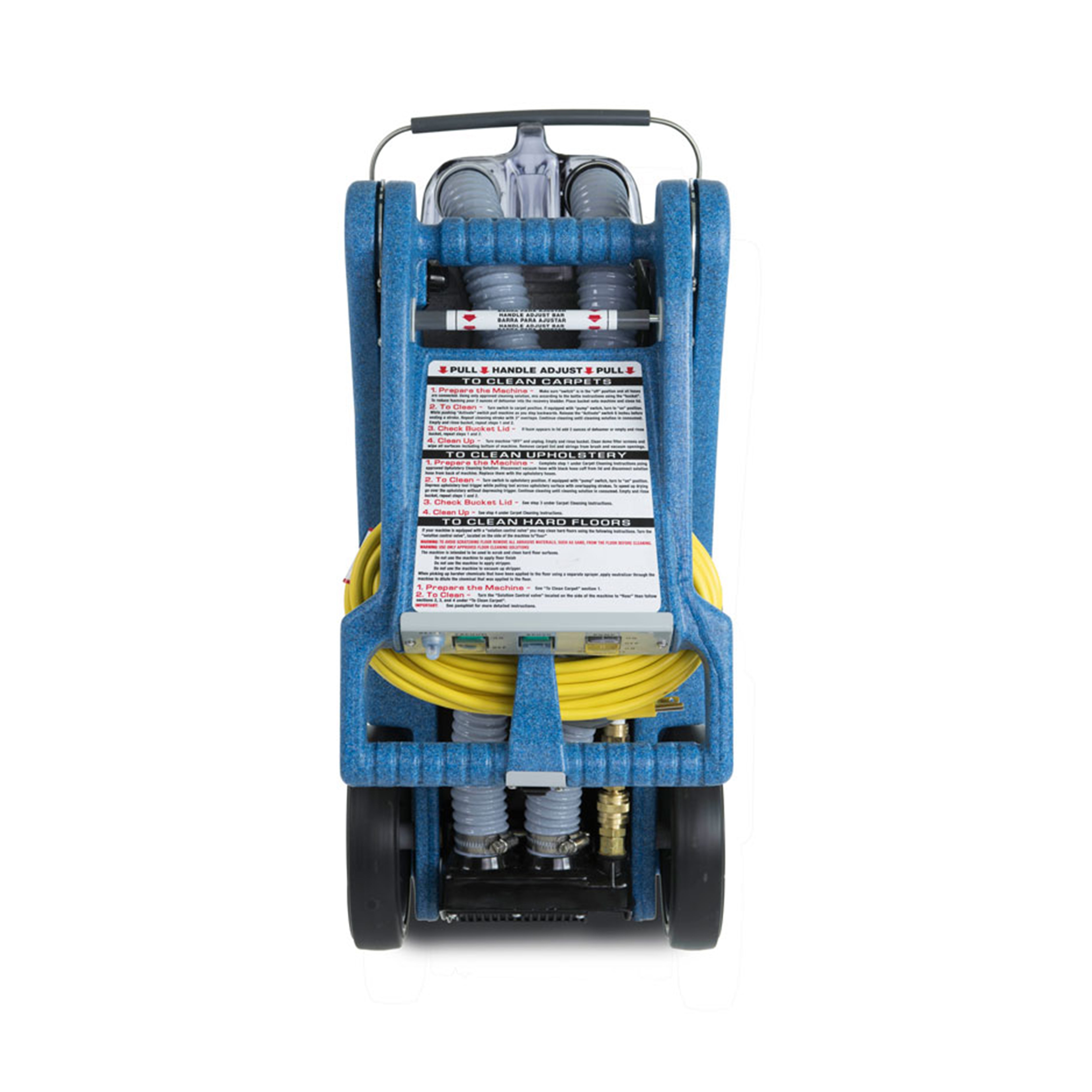 Edic Fivestar™ Self-Contained Carpet Extractor 85 PSI Pump, Single 2-Stage Vac 401TR  411TR