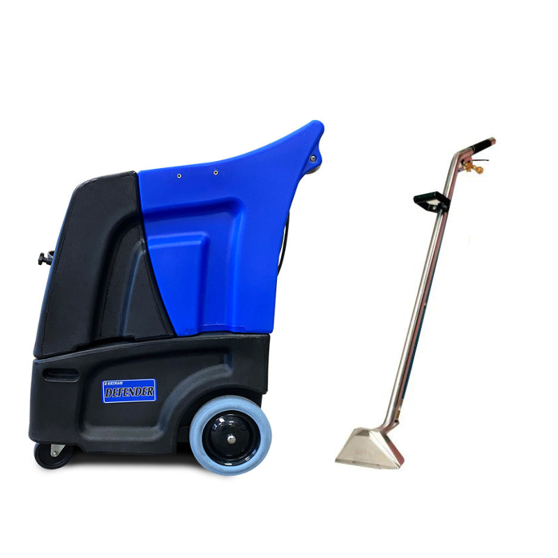 Esteam Defender 150 Carpet Cleaner left side view with carpet wand