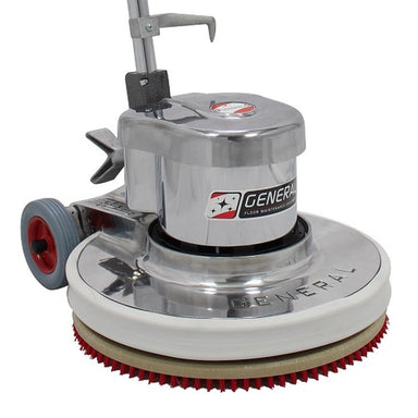  Close-up of the bottom part of General Floocraft 17" Floor Machine Buffer KCD-17.