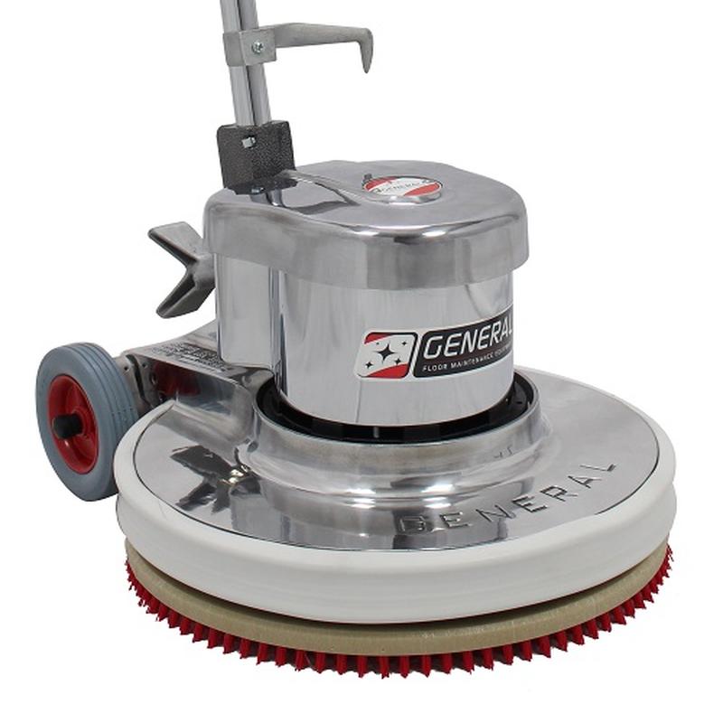  Close-up of the bottom part of General Floocraft 17" Floor Machine Buffer KCD-17.