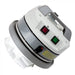 Control panel view of Johnny Vac 6 Gallon Carpet Extractor ASDO07701 rotated 45 degrees to the right