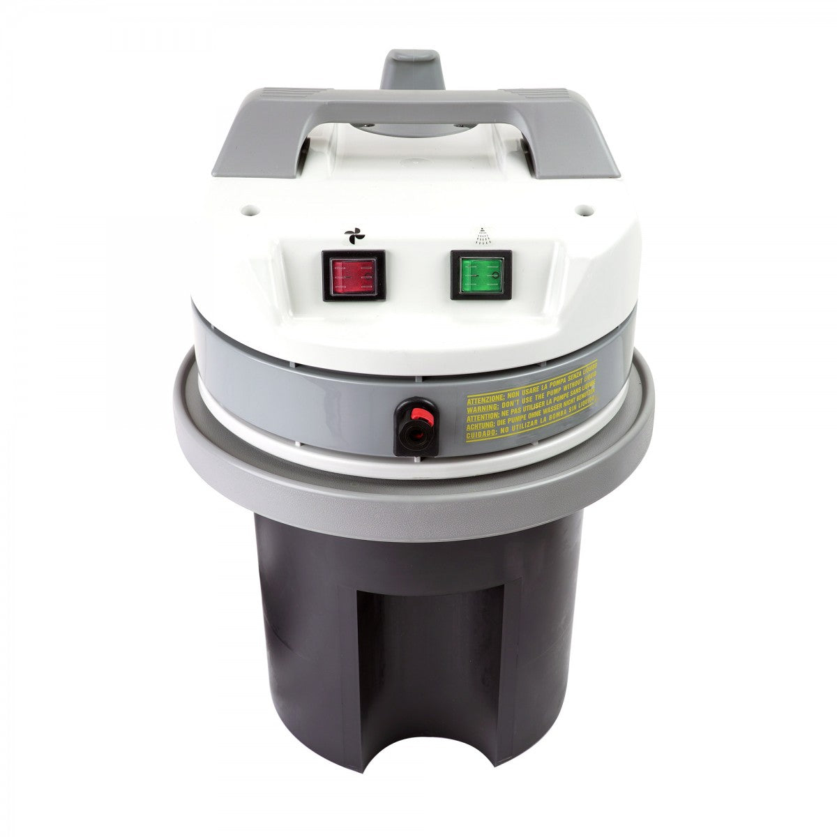 Control panel view of Johnny Vac 6 Gallon Carpet Extractor ASDO07701