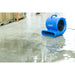 Johnny Vac Blower / Fan / Floor Dryer JV3004MULTI drying a wet floor