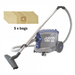 Full body view of Johnny Vac Commercial Canister Vacuum AS6 with 5x bags