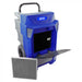 Front right angled view with filter open of Johnny Vac Commercial Dehumidifier JVDHUM190