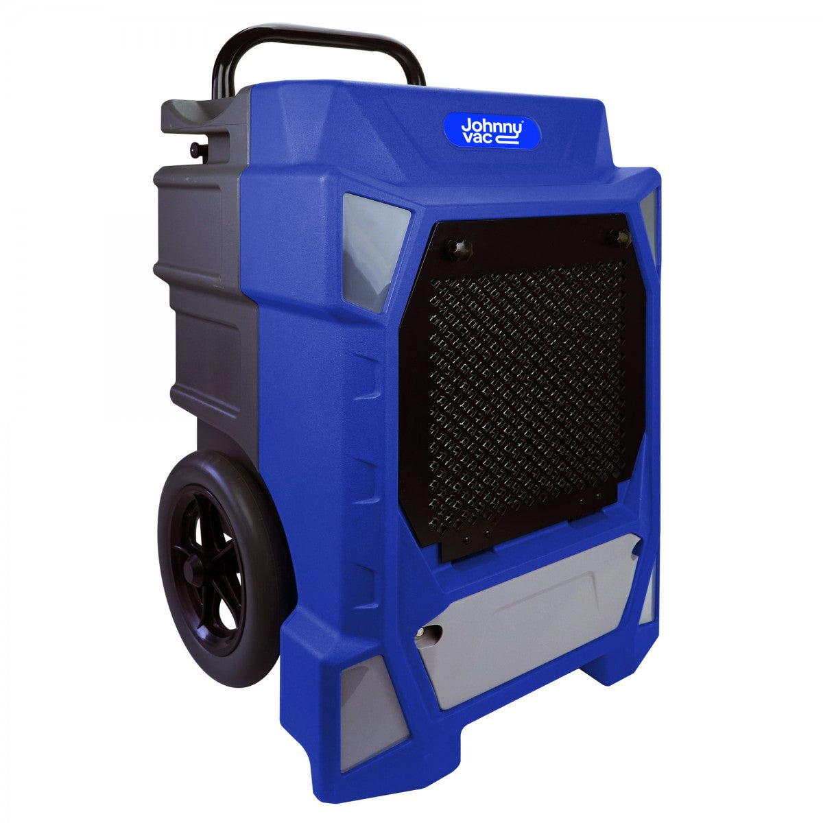 Front right angled view of Johnny Vac Commercial Dehumidifier JVDHUM190