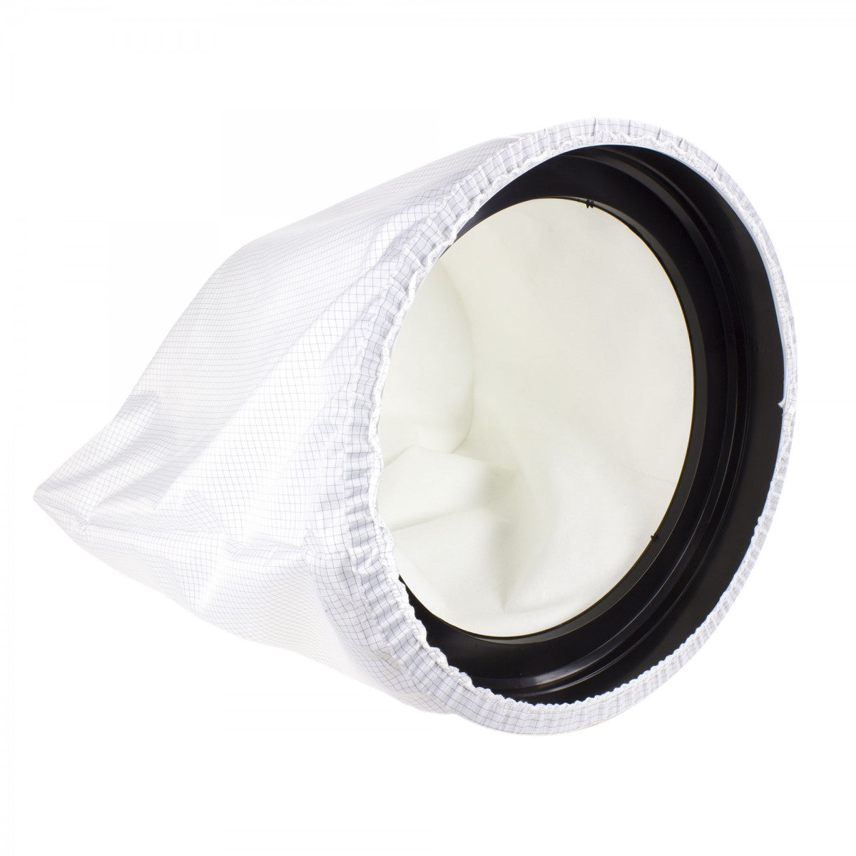 Dust collector bag of Johnny Vac Ghibli HEPA Vacuum JV58H 15 Gal on white background.