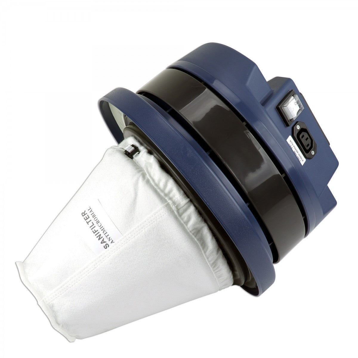  Filter part of Johnny Vac Ghibli Wet & Dry Vacuum JV315 7.5 Gal on white background.