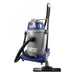 Full body view of Johnny Vac Ghibli Wet & Dry Vacuum JV400D 10 Gal with brushes and accessories on white background