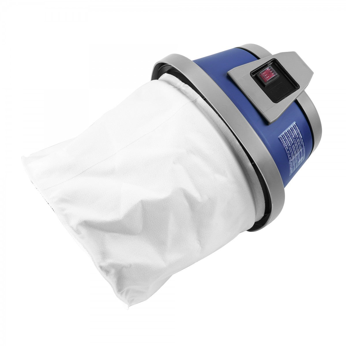 Dust collector of Johnny Vac Ghibli Wet & Dry Vacuum JV400 10 Gal on white background.