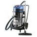 Full body view of Johnny Vac Ghibli Wet & Dry Vacuum JV420M 20 Gal with brushes and accessories on white background