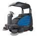 Full body view of Johnny Vac Industrial Ride-On Sweeper Machine JVC75SWEEPN on white background