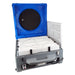 Top safety opened view of Johnny Vac Portable Industrial Air Purifier JVPUR500H2.