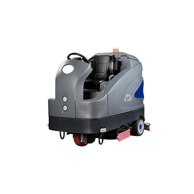 Full body view of the Johnny Vac Ride-On Autoscrubber 38" JVC38HS on a white background.






