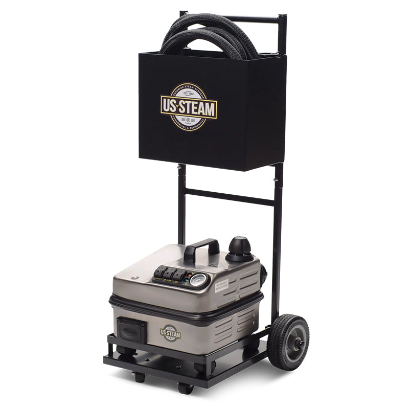 US-Steam FALCON Commercial Steam Cleaner-Full machine with rack without wand