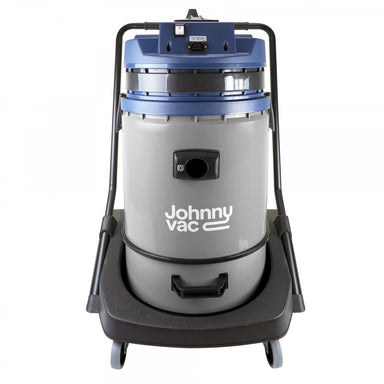 Johnny Vac Wet & Dry Commercial Vacuum - Capacity of 16 gal (60.5 L) - Tank on Trolley - Electrical Outlet for Power Nozzle - 10' (3 m) Hose - Plastic and Aluminum Wands - Brushes and Accessories Included - IPS ASDO07416 JV403P